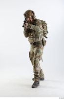  Photos Frankie Perry Army USA Recon - Poses shooting from a gun standing whole body 0007.jpg